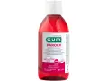 Płyn do płukania jamy ustnej GUM Paroex 0,12% z CHX+CPC, bez alkoholu, w czerwonej butelce.